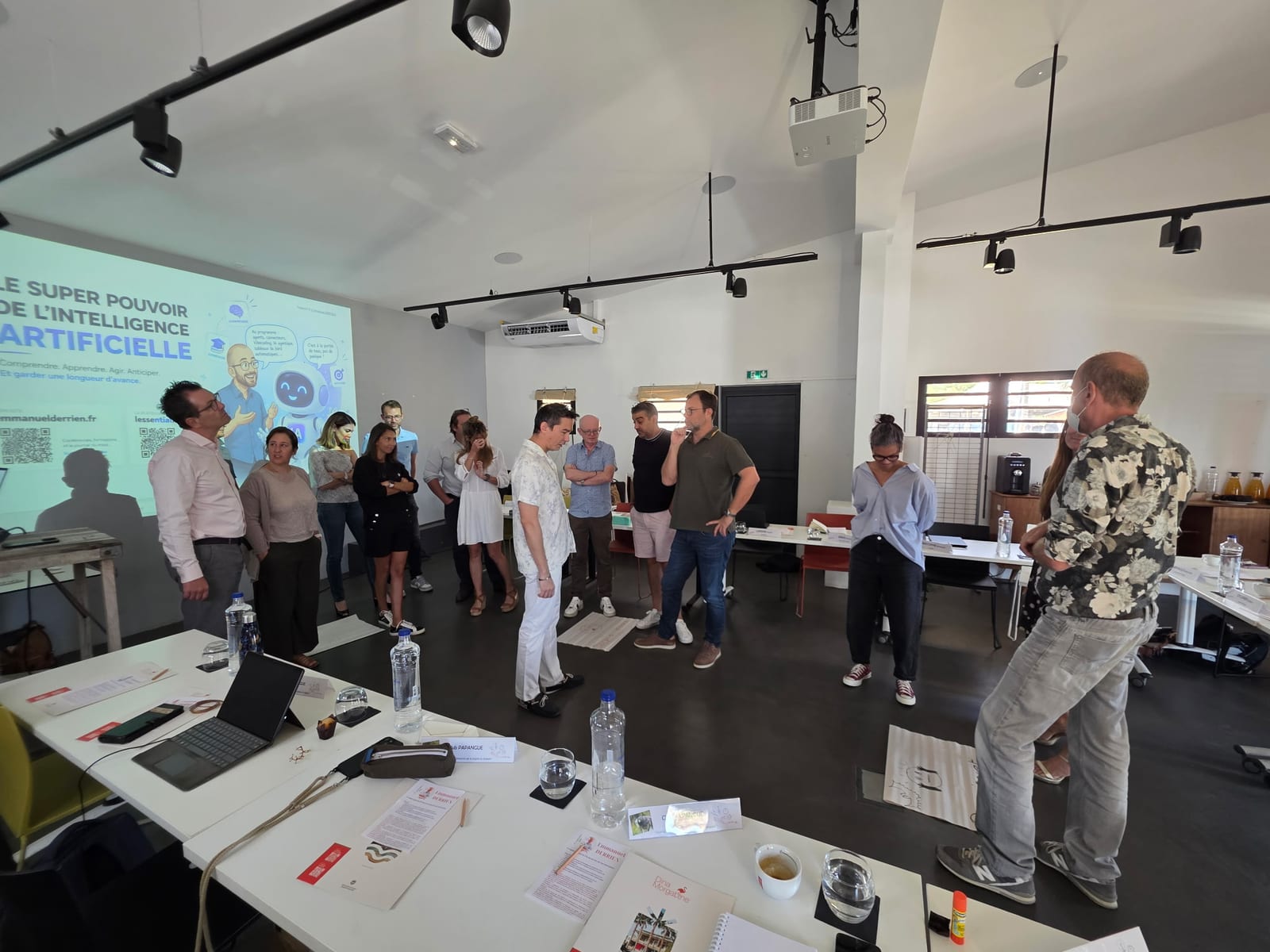🌋 Journée intelligence artificielle avec le club APM Papangue sur l'île de la Réunion