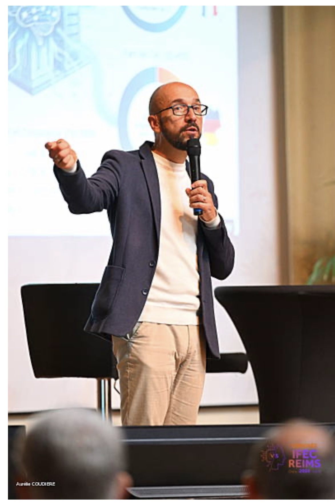 Emmanuel Derrien en conférence au congrès IFEC de Reims