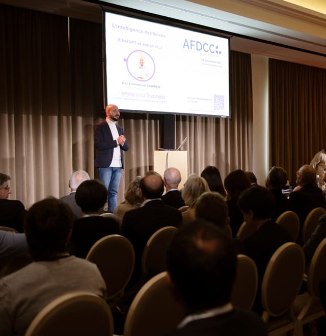 Conférence IA pour 500 membres de l'AFDCC