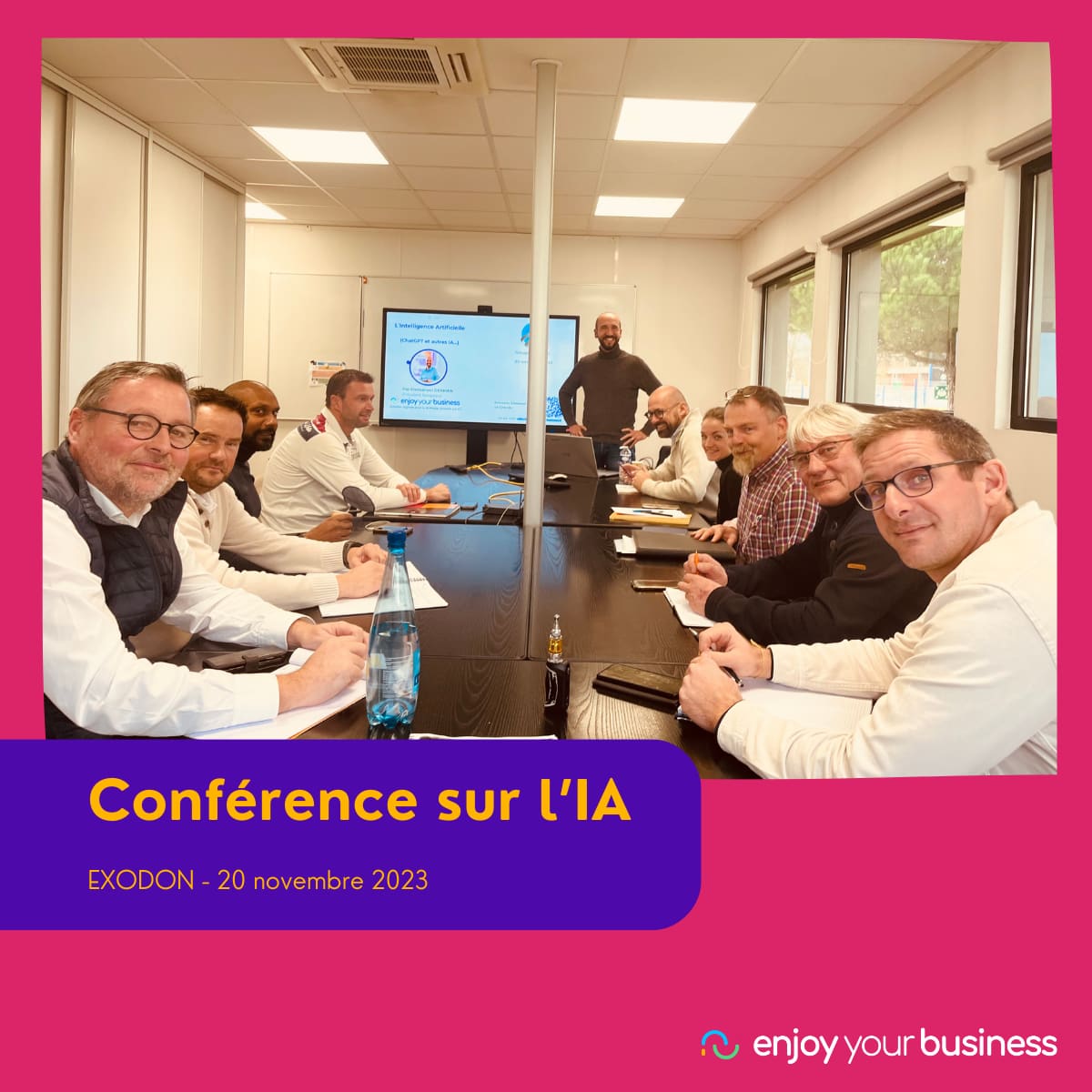🎤 Formation dédiée à l’impact de l’Intelligence Artificielle 🧠 chez Groupe Exodon