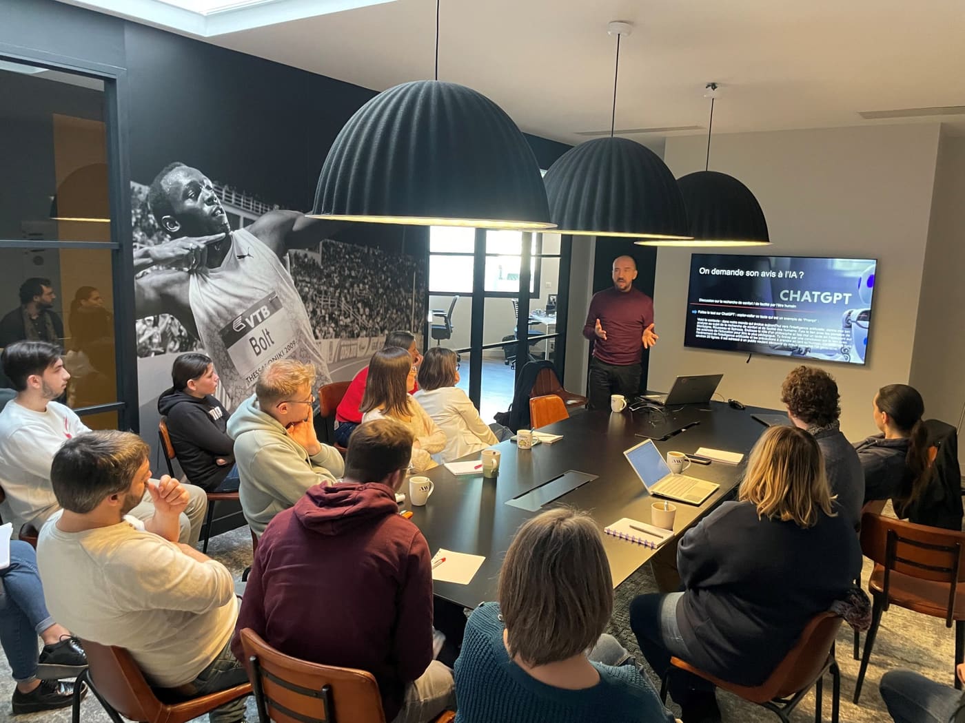 Workshop sur l’IA avec direction et collaborateurs